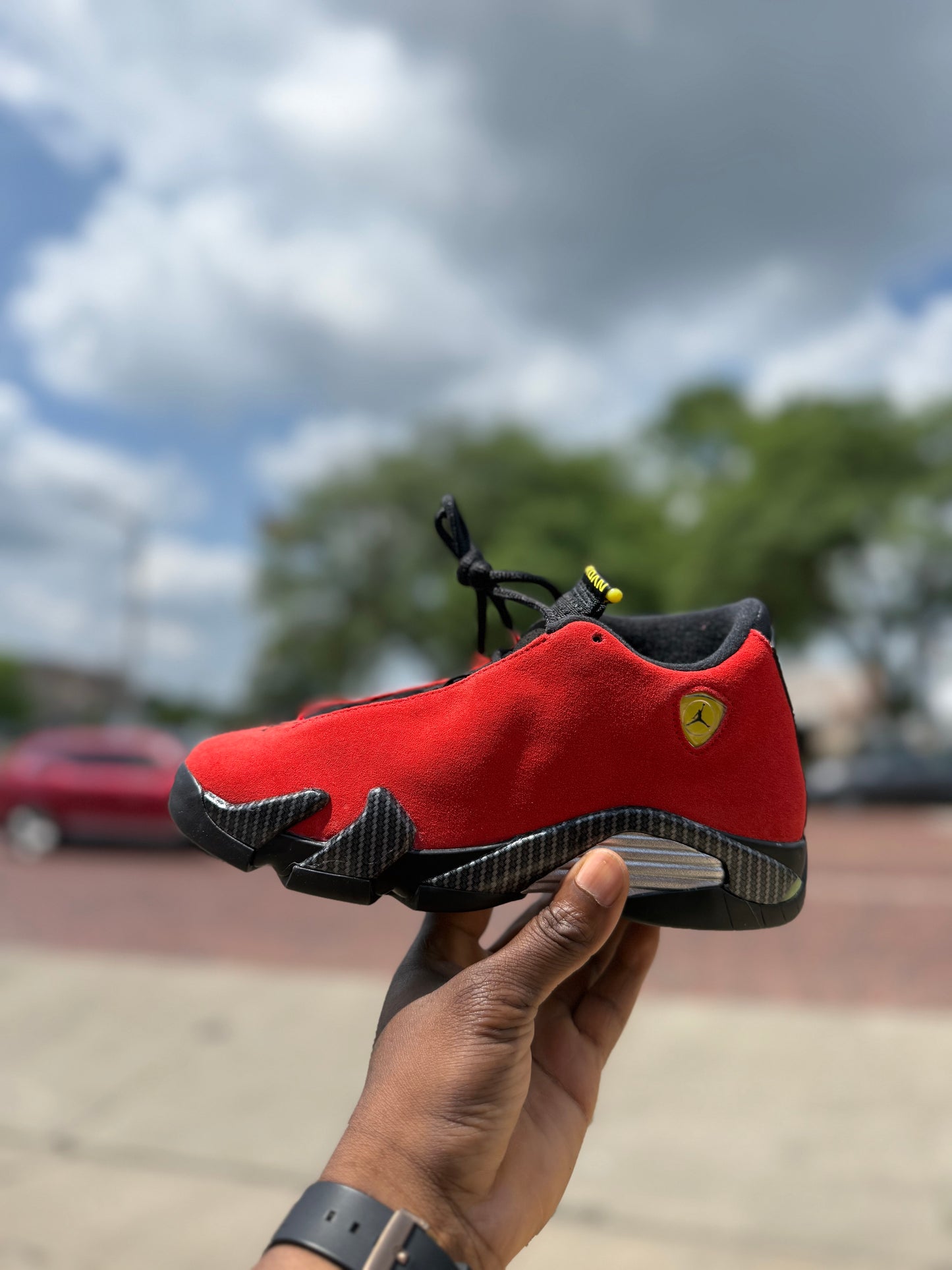 Jordan 14 Ferrari Size 5Y